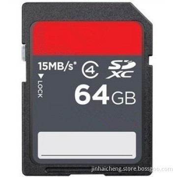 CE, RoHS, FCC/64GB Class 4 SDHC Card (N-084)